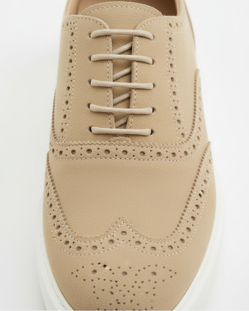 Girotti Beige lacing detail