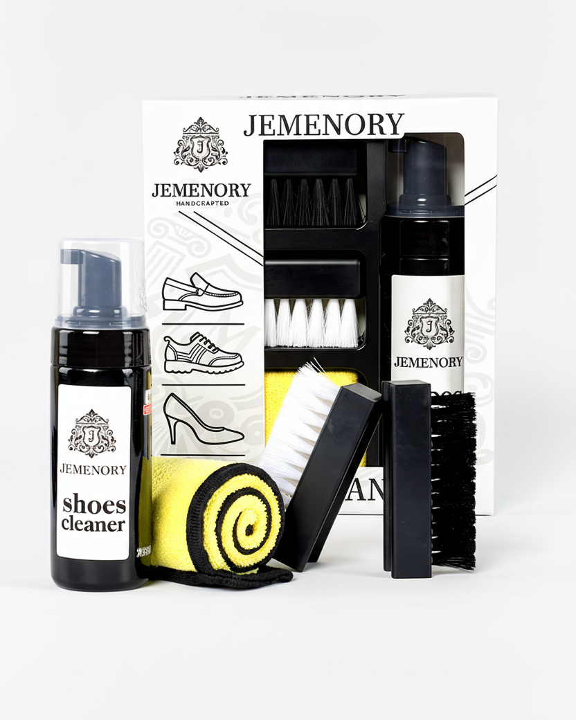 Jemenory Shoes Cleaner Kit - Black Brush + Portrait